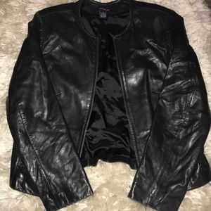 Leather jacket
